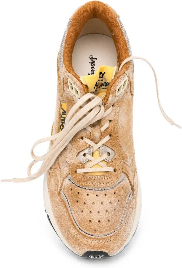 Autry Hyperway Super Vintage sneakers van suède Bruin - Foto 2