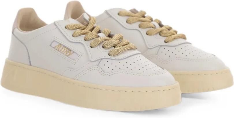 Autry Kids Geperforeerde leren sneakers Wit