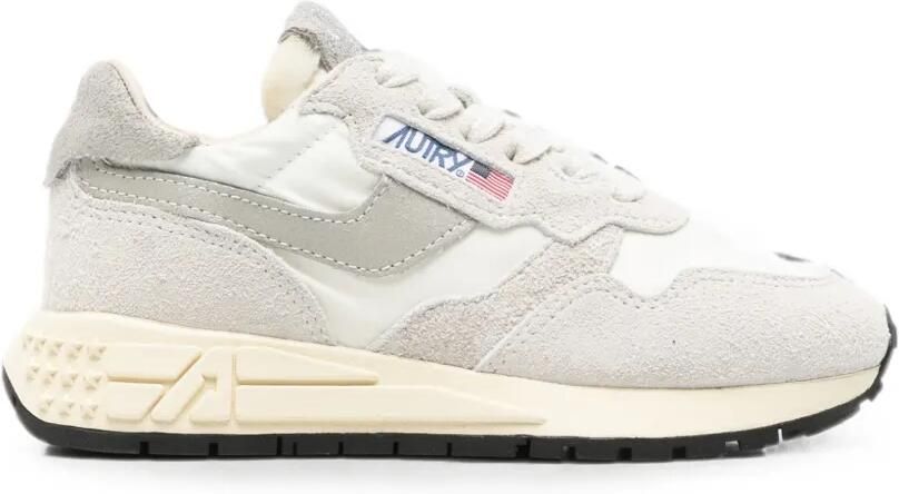 Autry Kids Reelwind Low sneakers met suède vlakken Grijs