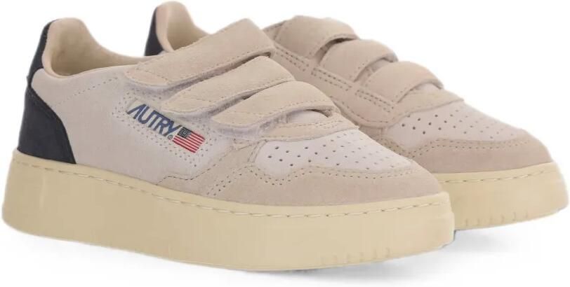 Autry Kids Sneakers met klittenband Beige