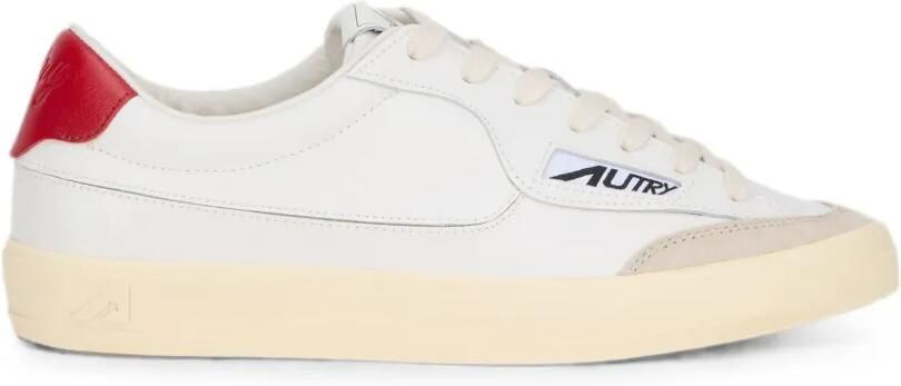 Autry Leren sneakers met logopatch Wit