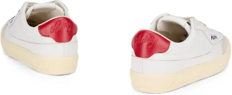 Autry Leren sneakers met logopatch Wit - Foto 3