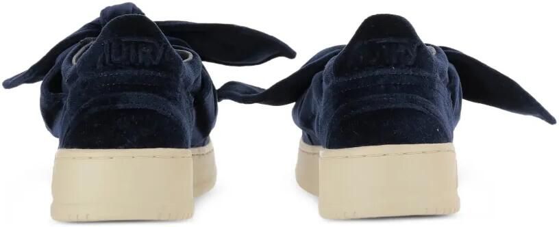 Autry Low-top fluwelen sneakers met strikdetail Blauw - Foto 5