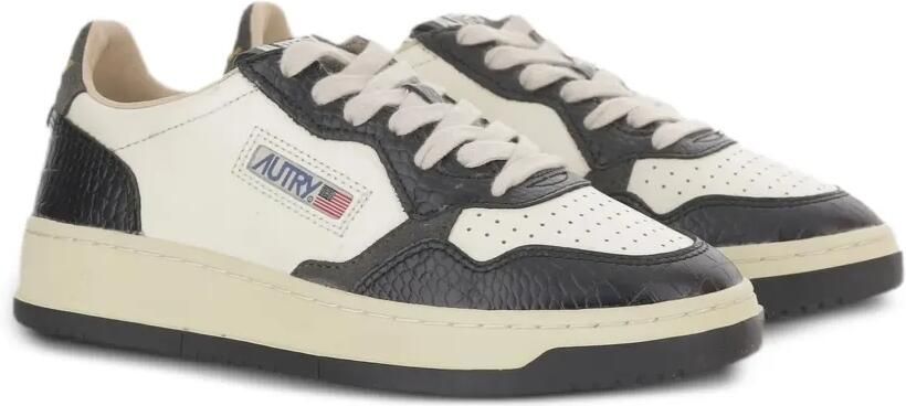 Autry Medalist sneakers met krokodillen-reliëf Wit - Foto 3