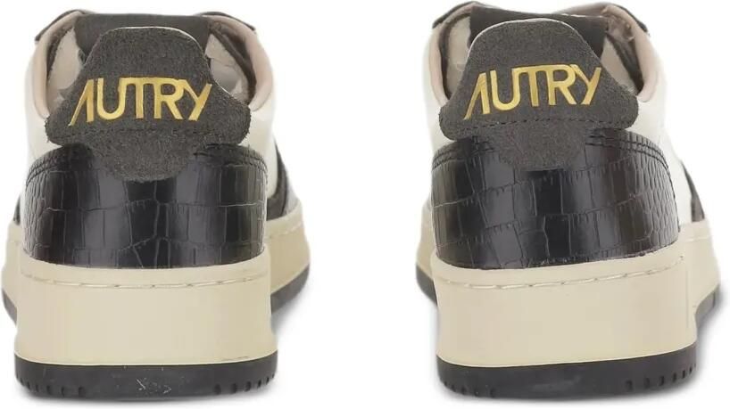Autry Medalist sneakers met krokodillen-reliëf Wit - Foto 2