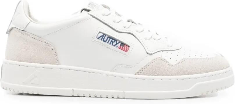 Autry Medalist geperforeerde sneakers Wit