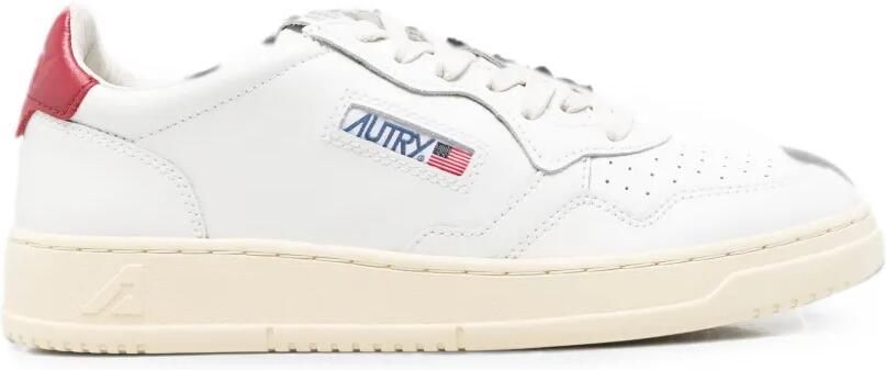 Autry Medalist geperforeerde sneakers Wit