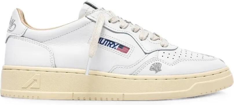 Autry Medalist geperforeerde sneakers Wit