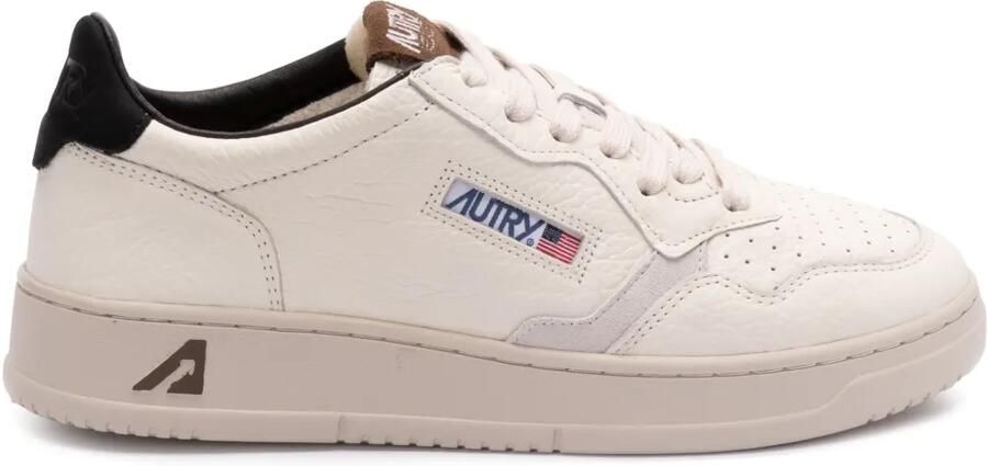 Autry Medalist leren sneakers Beige