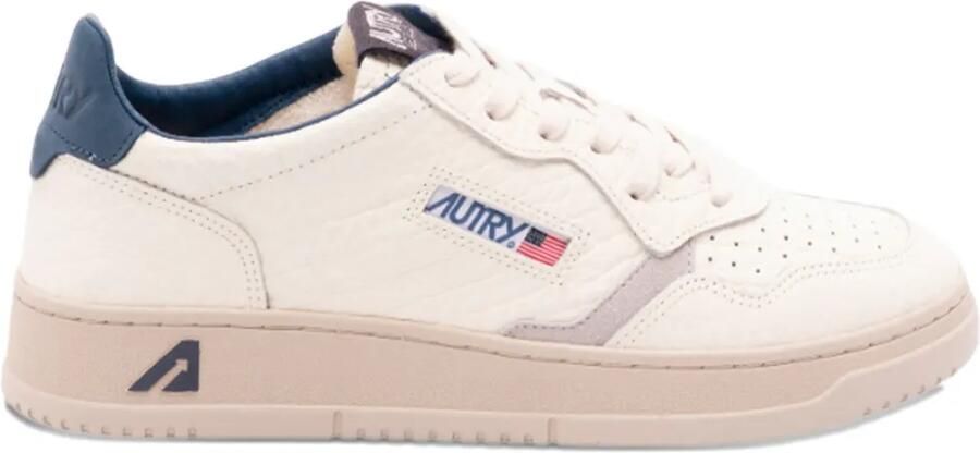 Autry Medalist leren sneakers Beige