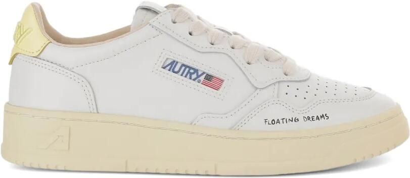 Autry Medalist leren sneakers Beige