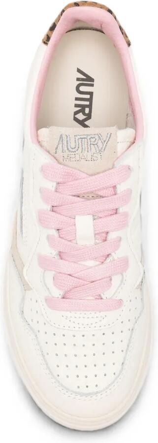 Autry Medalist leren sneakers Beige - Foto 4