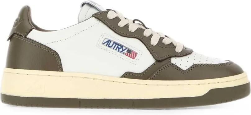 Autry Medalist leren sneakers Beige