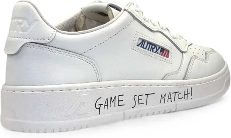 Autry Medalist leren sneakers met tekst Wit - Foto 2