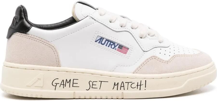 Autry Medalist leren sneakers Wit