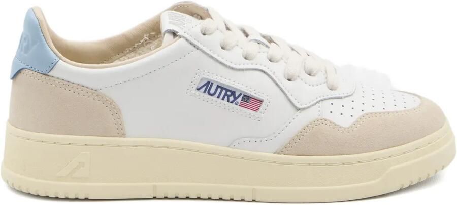Autry Medalist leren sneakers Wit