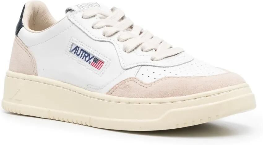 Autry Medalist Low sneakers met geperforeerde details en suède vlakken Wit - Foto 2