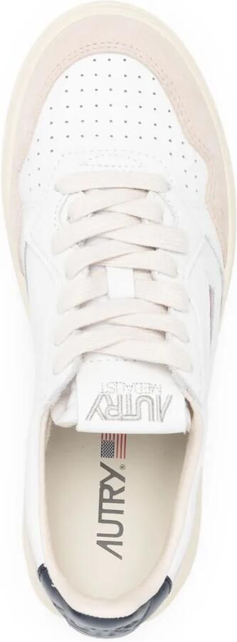 Autry Medalist Low sneakers met geperforeerde details en suède vlakken Wit - Foto 4