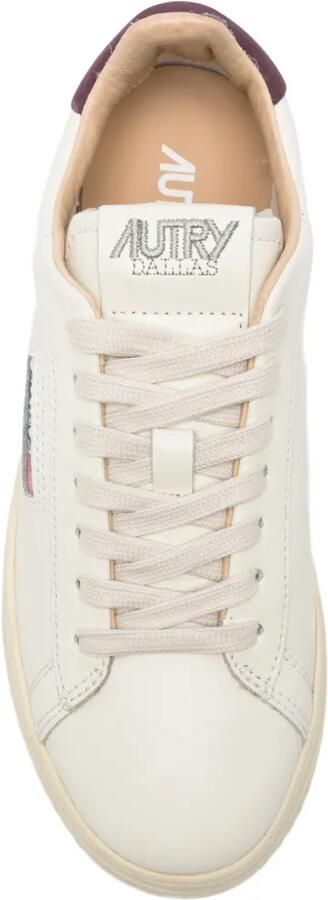 Autry Dallas low sneakers in leather Wit - Foto 4