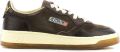 Autry Medalist Low sneakers met krokodillen-reliëf Bruin - Bruin