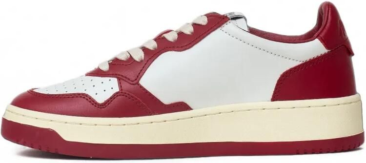 Autry Medalist Low leren sneakers met colourblocking Rood - Foto 3