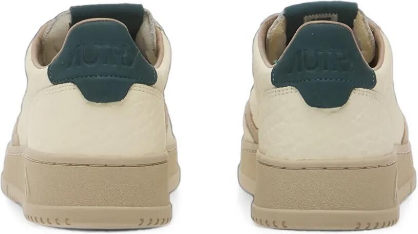 Autry Medalist Low leren sneakers met geperforeerde details Beige - Foto 2