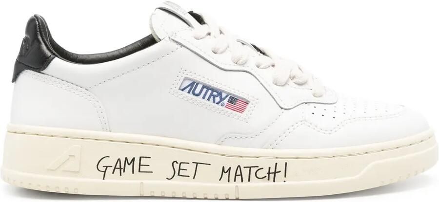 Autry Medalist Low leren sneakers Wit