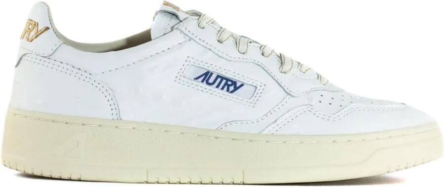 Autry Medalist Low leren sneakers Wit