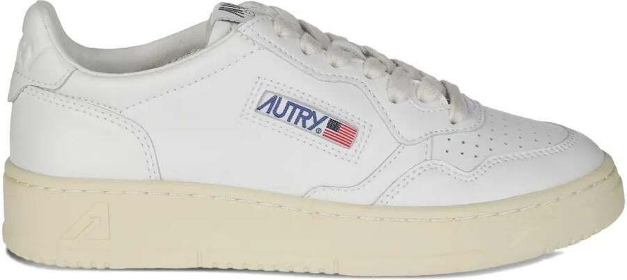 Autry Medalist Low leren sneakers Wit