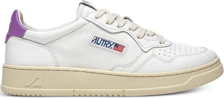 Autry Medalist Low leren sneakers Wit