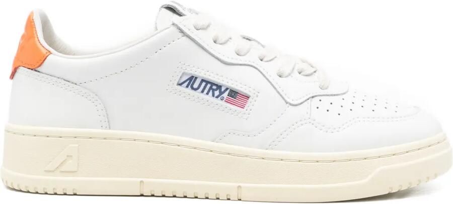 Autry Medalist Low leren sneakers Wit