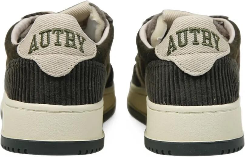 Autry Medalist low sneakers in brown climbing ivy and sediment velvet Bruin - Foto 3