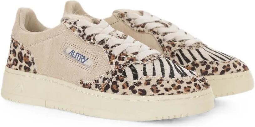 Autry Medalist Low sneakers met luipaardprint Beige - Foto 5