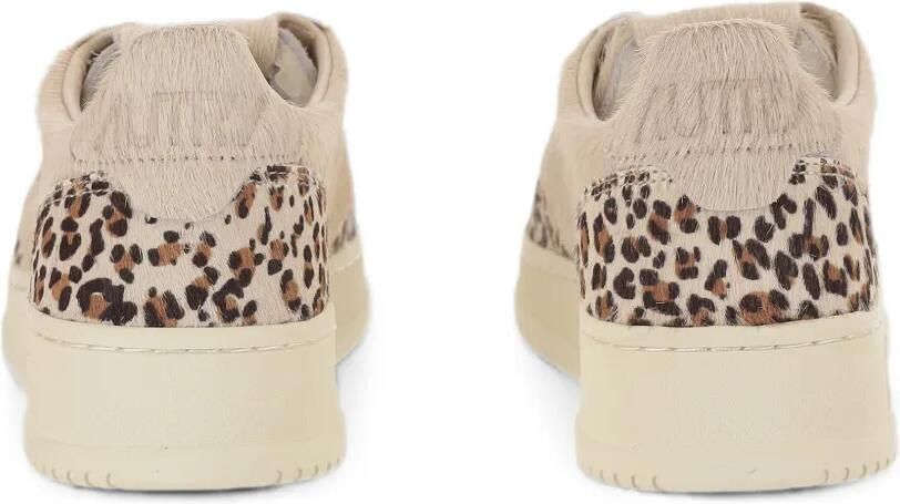 Autry Medalist Low sneakers met luipaardprint Beige - Foto 4