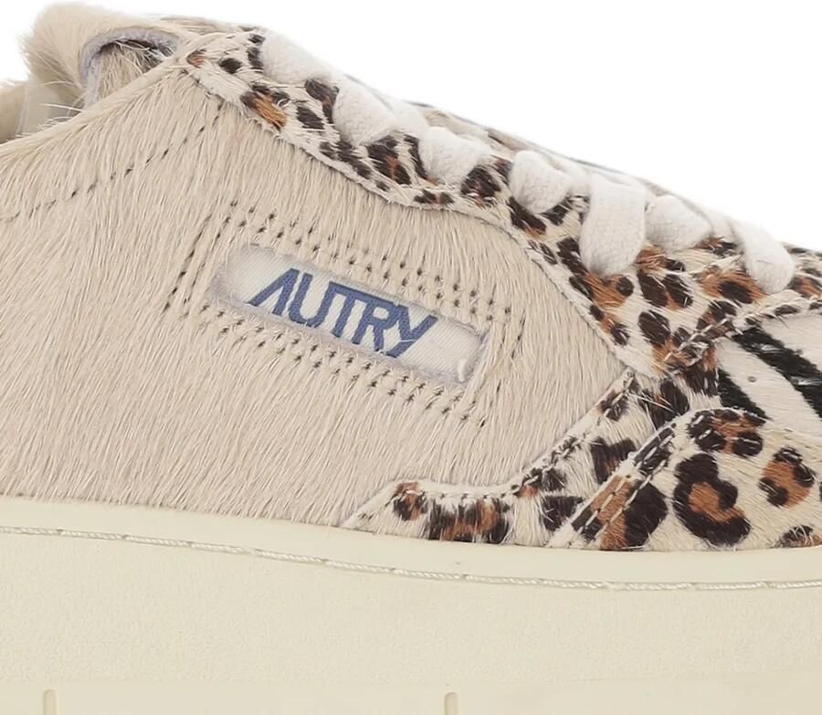 Autry Medalist Low sneakers met luipaardprint Beige - Foto 2