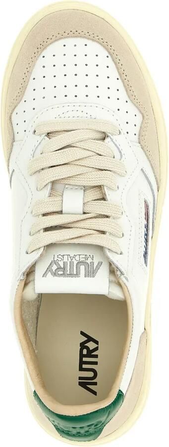 Autry Medalist Low sneakers met suède vlakken Wit - Foto 4