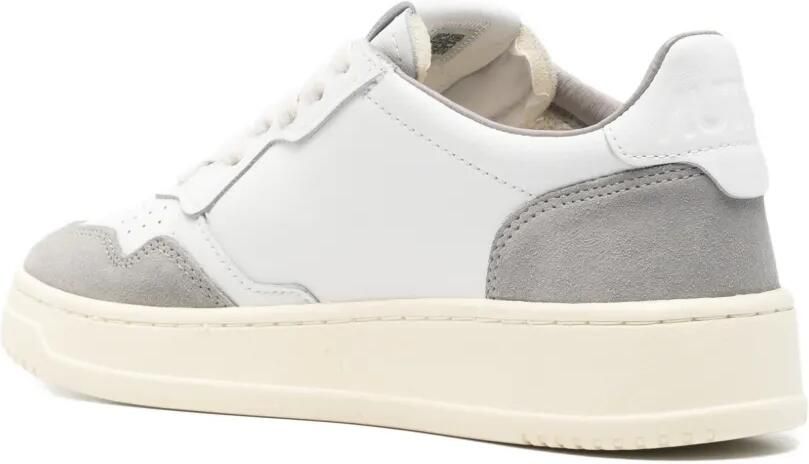 Autry Medalist Low sneakers van leer en suède Wit - Foto 3