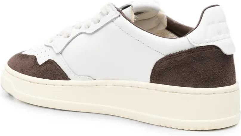 Autry Medalist Low sneakers van wit leer en mahonie suède - Foto 2