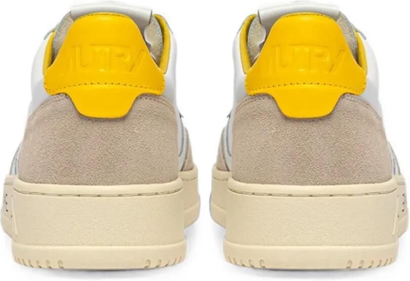 Autry Medalist Low sneakers van wit leer en suède - Foto 3