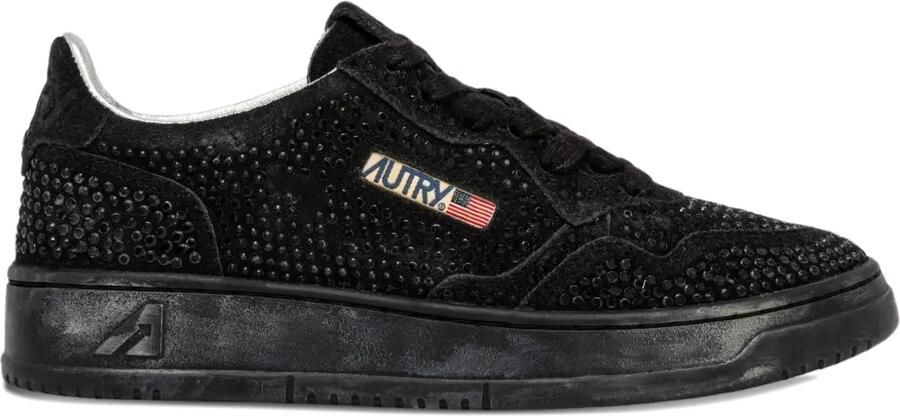 Autry Medalist Low Strass sneakers Zwart