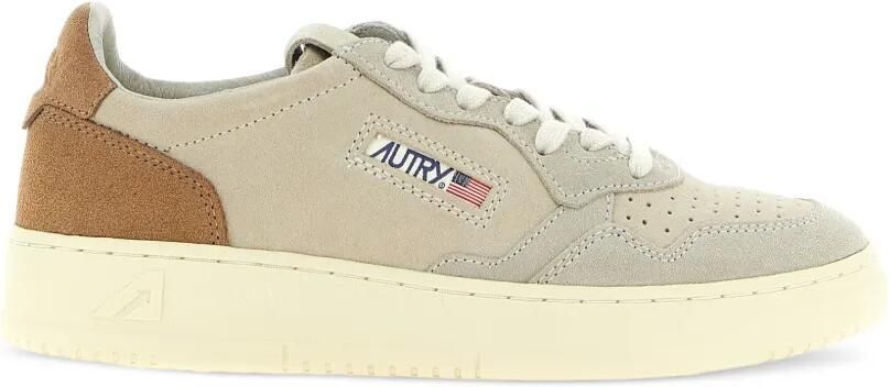 Autry Medalist Low suède sneakers Beige