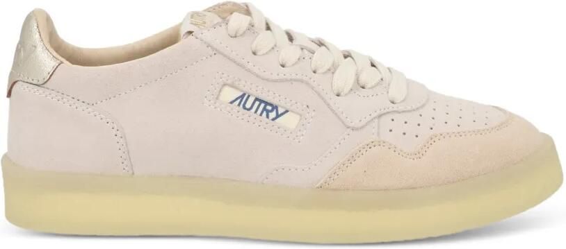 Autry Medalist Low suède sneakers Roze