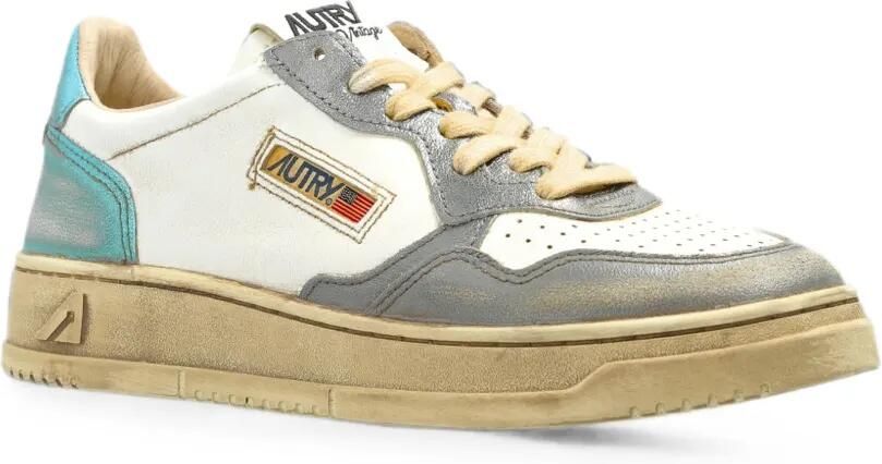 Autry Medalist Low Super Vintage leren sneakers Wit - Foto 3