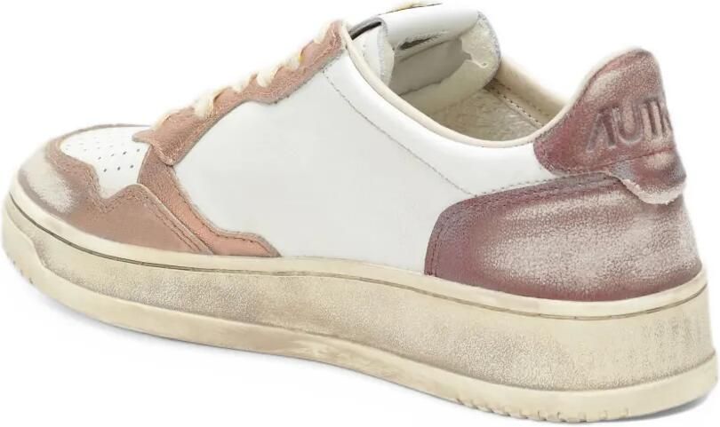 Autry Medalist Low Super Vintage sneakers in rising sun and jasper leather Wit - Foto 3