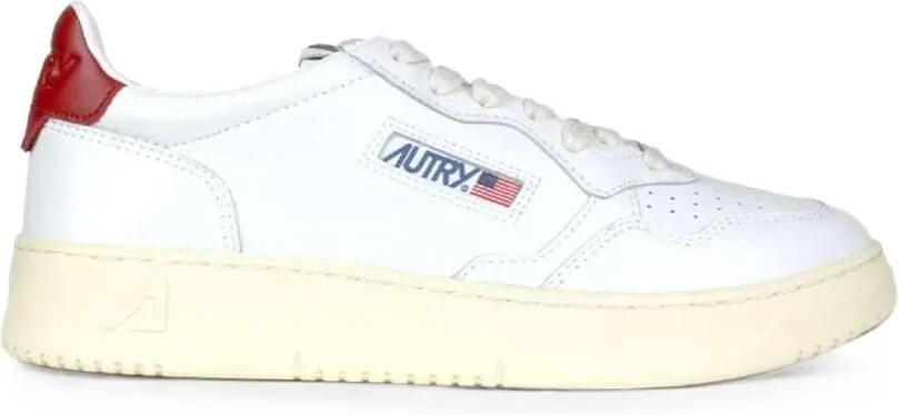 Autry Medalist low-top leren sneakers Wit