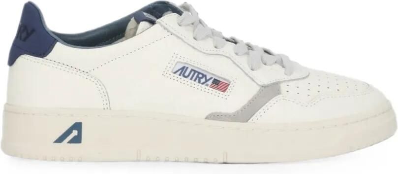 Autry Medalist low-top sneakers van leer Beige