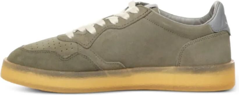 Autry Medalist low-top sneakers van leer en suède Groen - Foto 4