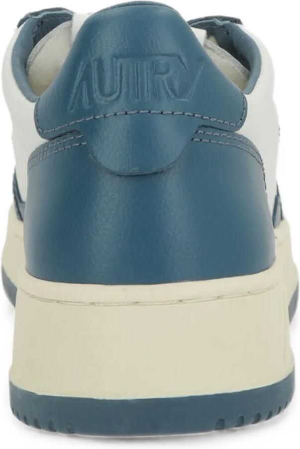 Autry Medalist low-top sneakers van wit en blauw leer - Foto 2