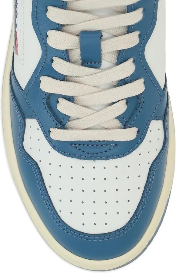 Autry Medalist low-top sneakers van wit en blauw leer - Foto 3