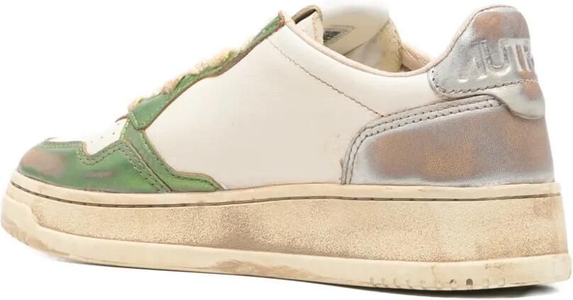 Autry Medalist low-top super vintage sneakers van leer Wit - Foto 3